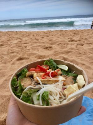 Take away, beach is one minute down the street at Pineana - Pineapple Crush in Avalon Beach