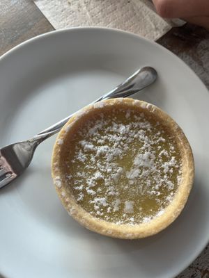 Lemon tart  at Our Cornish Pasty Shop in Brighton