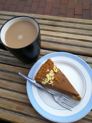 Biscoff cake at Our Cornish Pasty Shop in Brighton