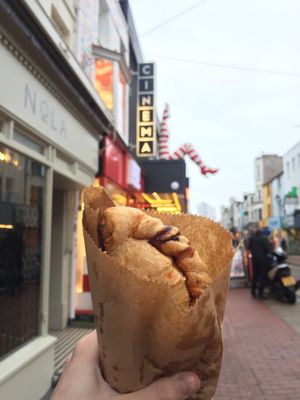 Vegan Mexicana Pastry  at Our Cornish Pasty Shop in Brighton