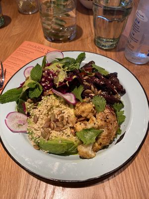 Green goddess salad at Pharm Table in San Antonio