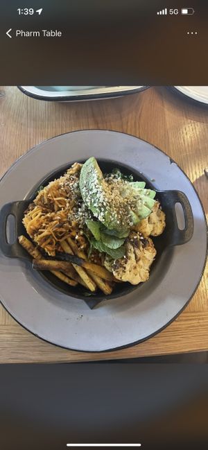 Cauliflower shawarma   at Pharm Table in San Antonio