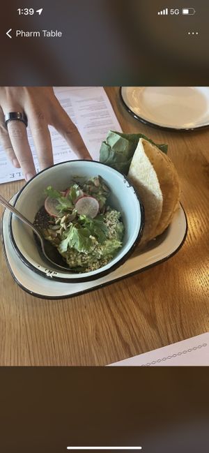 Guacamole appetizer   at Pharm Table in San Antonio