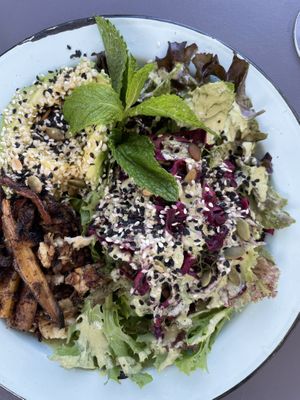 Green goddess salad  at Pharm Table in San Antonio