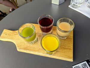 Ayurvedic wellness flight. at Pharm Table in San Antonio