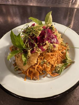 Sweet potato dish that was so full of flavors   at Pharm Table in San Antonio