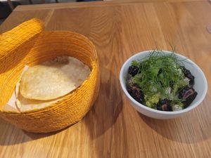 Blackberry guacamole at Pharm Table in San Antonio