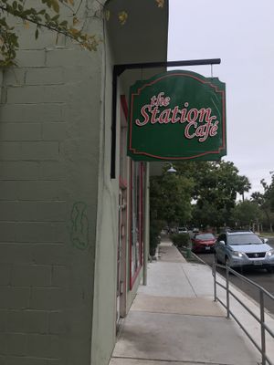 Outside at The Station Cafe in San Antonio