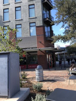 Outdoor seating & walk up service   at Lick Honest Ice Creams in San Antonio