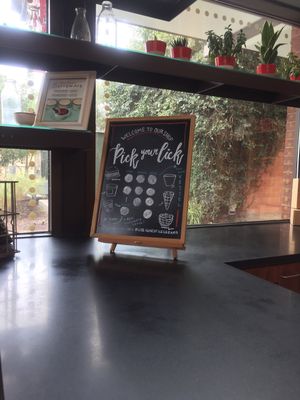 On the counter at Lick Honest Ice Creams in San Antonio
