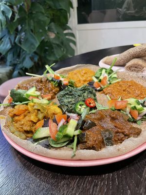 Injera!  at Mooshka in Amsterdam