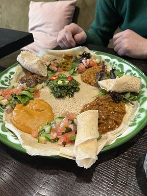 Injera for two  at Mooshka in Amsterdam