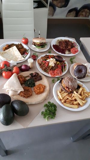 Some of the meals offered at Mooshka at Mooshka in Amsterdam