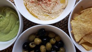 Entrees at Mooshka in Amsterdam