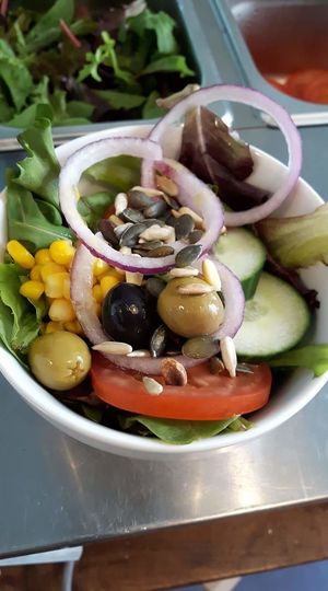 Small salad at Mooshka in Amsterdam