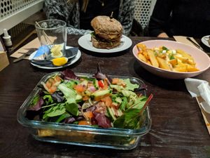 Loaded fries at Mooshka in Amsterdam