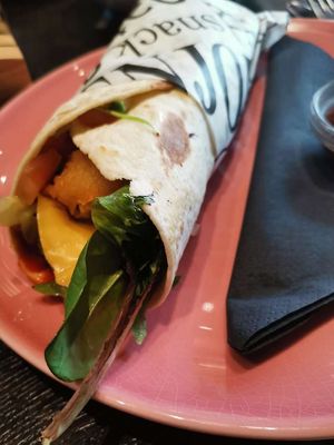 wrap at Mooshka in Amsterdam