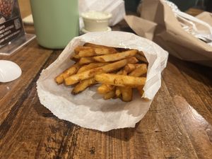   at Mamoun's Falafel in Hoboken