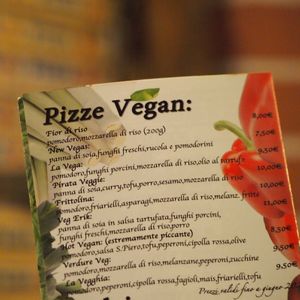 List of vegan pizzas at Le Agavi in Trieste