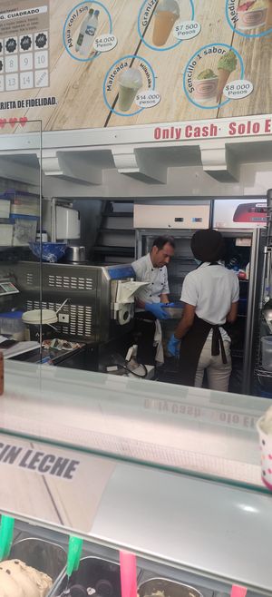 Behind the scenes at Gelateria Tramonti in Cartagena