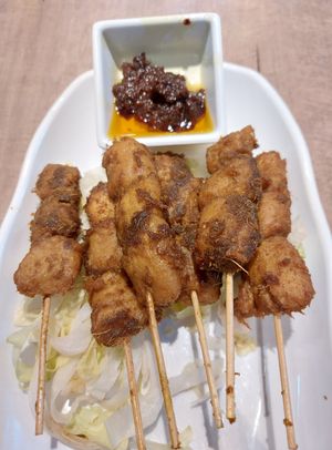 Satay Skewer (Vegan) at Vegetarian Kitchen 素食園坊 in Hong Kong Island
