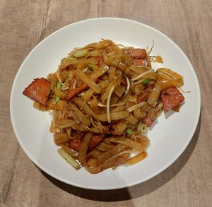 Fried Rice Noodles with Beef (Vegan) at Vegetarian Kitchen 素食園坊 in Hong Kong Island