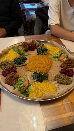 Vegan dish at Awash in Geneva