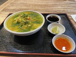 Soto soup  at Bodhi Leaf Eatery in Denpasar