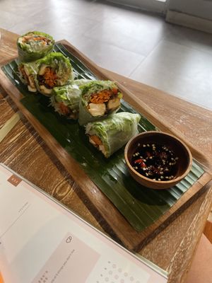 Fresh Spring Rolls  at Bodhi Leaf Eatery in Denpasar