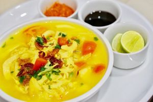 vegan indonesian soto at Bodhi Leaf Eatery in Denpasar