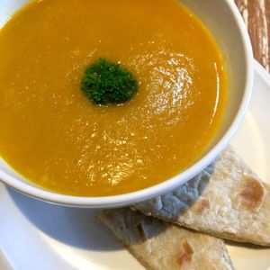 Carrot Pumpkin Soup  at Bodhi Leaf Eatery in Denpasar