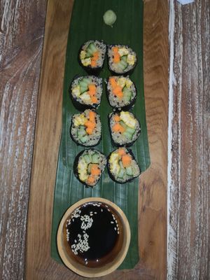 Quinoa Sushi at Bodhi Leaf Eatery in Denpasar