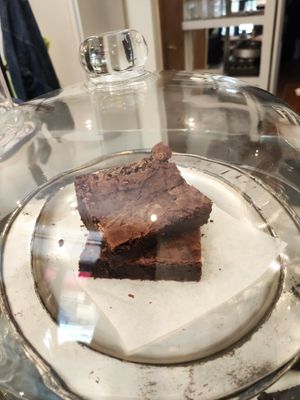 Brownie vegano at Sweet36 in Madrid