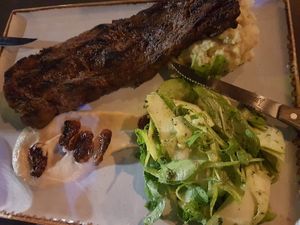 vegan steak   at Four One Six (416) in Tel Aviv