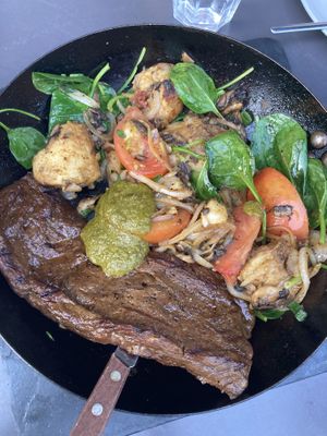 Steak  at Four One Six (416) in Tel Aviv