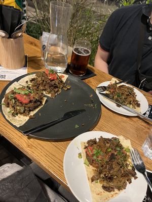 Seitan shawarma   at Four One Six (416) in Tel Aviv