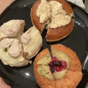 Hanukkah donuts   at Four One Six (416) in Tel Aviv