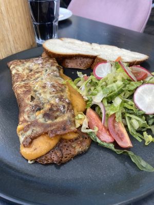 Cheese omelet   at Four One Six (416) in Tel Aviv