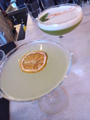 Vegan coctails at Four One Six (416) in Tel Aviv