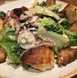 Cesar salad at Four One Six (416) in Tel Aviv