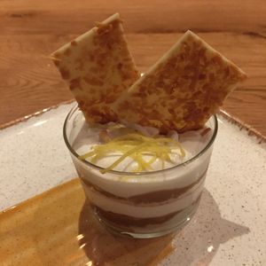 Lemon parfait  at Four One Six (416) in Tel Aviv