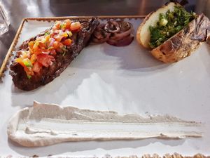 Steak at Four One Six (416) in Tel Aviv