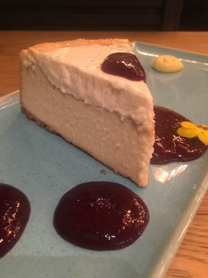 Cheesecake at Four One Six (416) in Tel Aviv