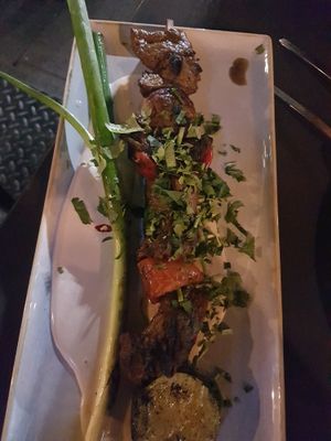 Israeli BBQ Skewer at Four One Six (416) in Tel Aviv