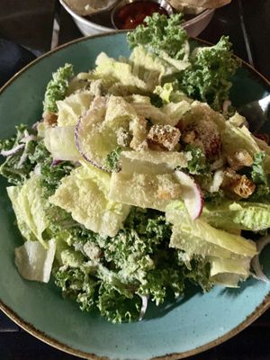 Caesar salad at Four One Six (416) in Tel Aviv