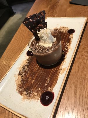 Chocolate mousse  at Four One Six (416) in Tel Aviv