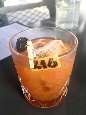 Yummy cocktail at Four One Six (416) in Tel Aviv