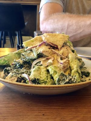 Caesar salad at Four One Six (416) in Tel Aviv
