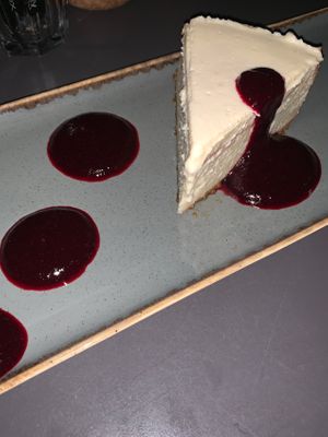 Cheesecake at Four One Six (416) in Tel Aviv