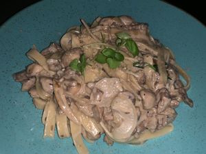 Fetuccine alfredo  at Four One Six (416) in Tel Aviv